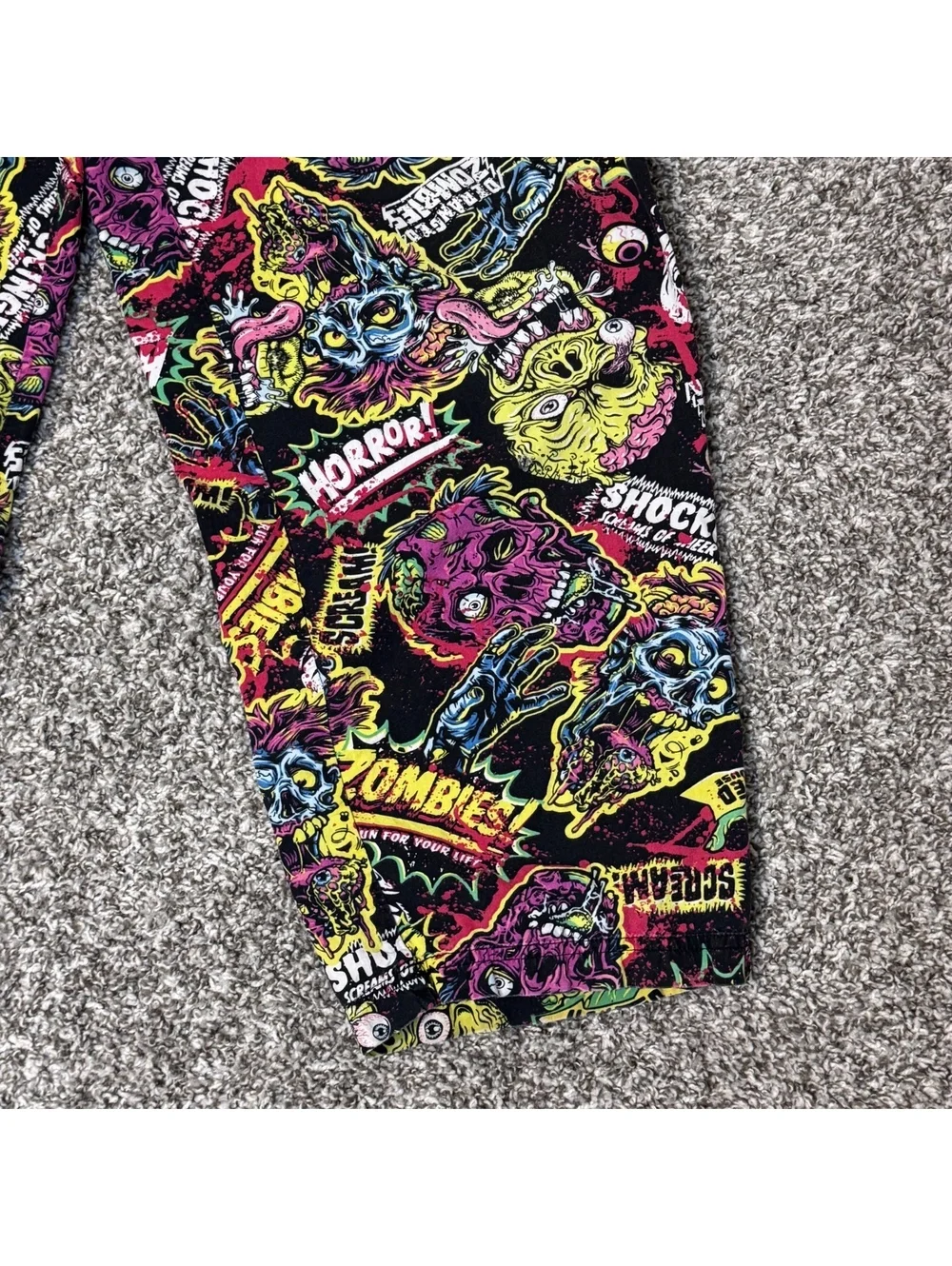 Zombie Horror Pajama Pants – Size L/G 36–38